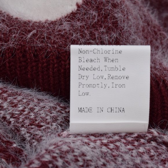 Shein Polka Dot Pullover Fuzzy Sweater 3XL - Picture 9 of 9